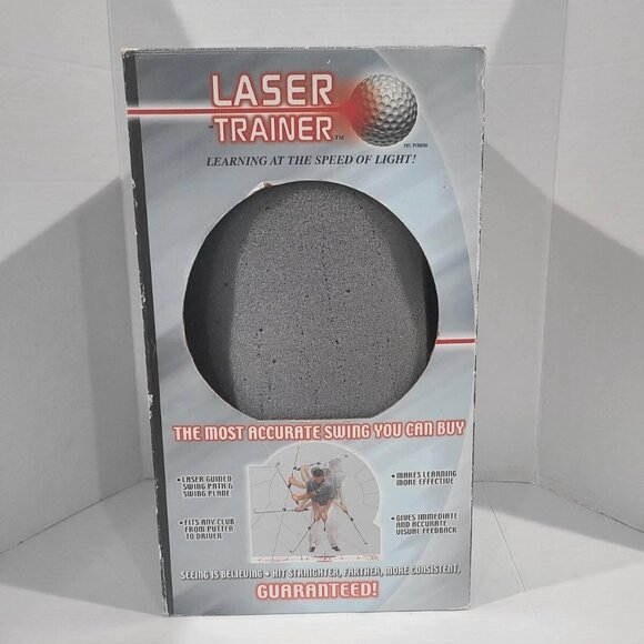 Golf Laser Trainer, 2 laser trainer diodes, graphic mat, video & booklet. - Picture 1 of 11